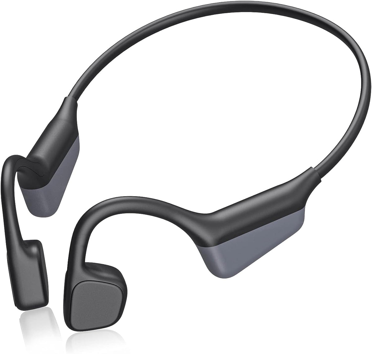 ZRUHIG Bone Conduction Headphones Bluetooth 5.3 Open Ear Headphones 14H Playtime Sweatproof Running Headphones with Mic for Sport Jogging Cycling Hiking