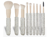 Diamond Makeup Brush Set - 10/12 Pcs Ultra Soft Tools