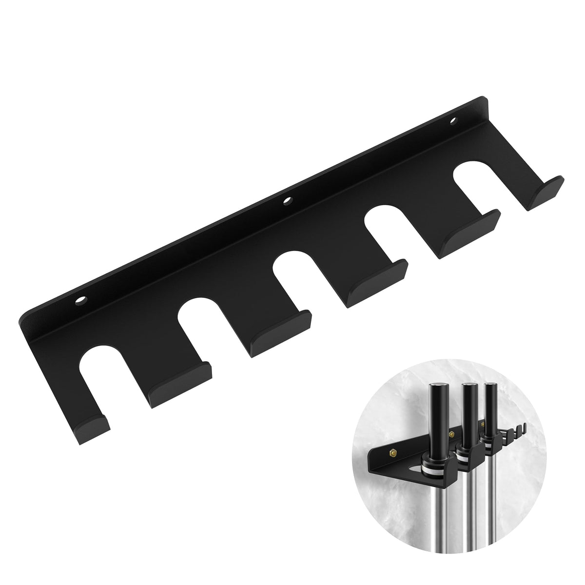 YZZHAJ Vertical Wall Mounted Olympic Barbell Holder Bar Holder Barbell Storage Rack Gym Rack Organizer Home Gym Accessories Hanger for Home Garage Gym