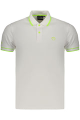 Kisses & Hugs Men's White Short-Sleeved Polo Shirt