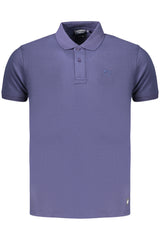 Kisses & Hugs Men's Blue Short-Sleeved Polo Shirt