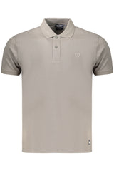 Kisses & Hugs Men's Grey Short-Sleeved Polo Shirt