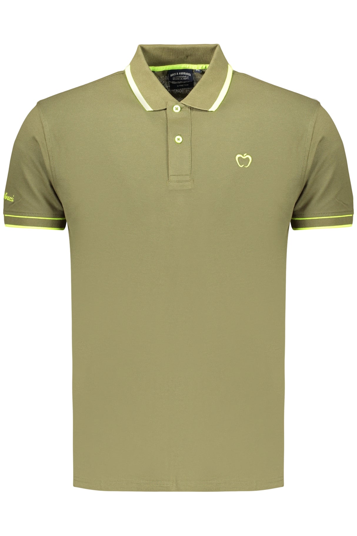 Kisses & Hugs Men's Green Short-Sleeved Polo Shirt