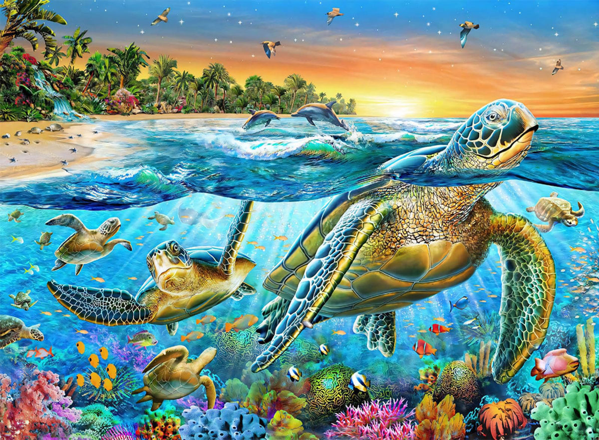 Puzzles for Kids Ages 4-6 8-10 Year Old - Underwater World100 Piece Puzzle for Toddler Children Learning Educational Puzzles Toys for Boys and Girls