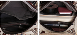 Vintage Style Double Layer Fabric Backpack for Travel