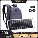 6W Solar Panel Portable USB Charger for Camping