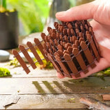 Mini Wooden Fence for Fairy Garden Decor (90x5cm)