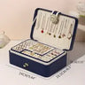 Multilayer Jewelry Organizer Case for Travel and Display
