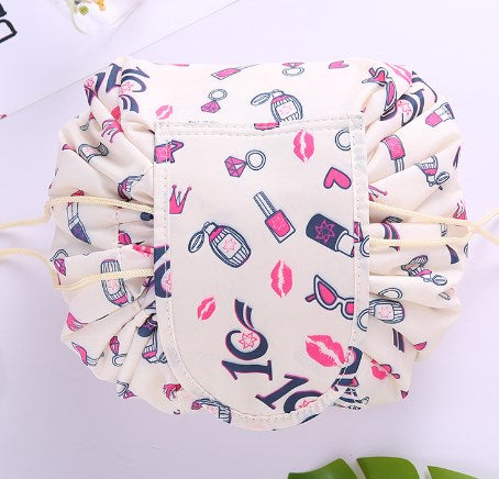 PLEEGA Women Drawstring Travel Cosmetic Bag Organizer