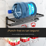 Bathroom Storage Rack - No Punching Space Aluminum Towel Holder