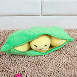 Plush Toy Pea Pod Pillow Cushion