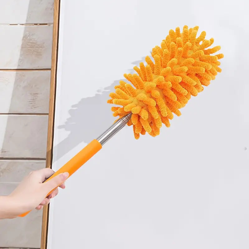 Microfiber Duster with Replaceable Head and Extendable Handle