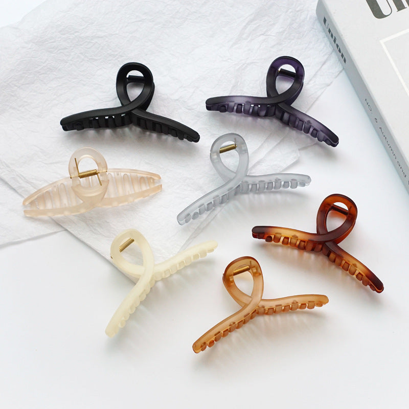 French Retro Large Hair Clip for Elegant Hairstyles