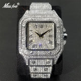 Square Full Crystal Watch - Atlantic Shopping Mall