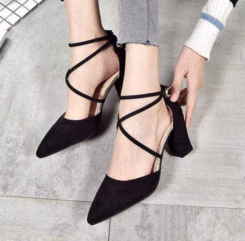 2020 Spring/Summer Korean Women's High Heel Sandals
