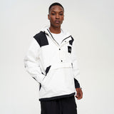 Men's Color Block Outdoor Hooded Jacket for Hiking
