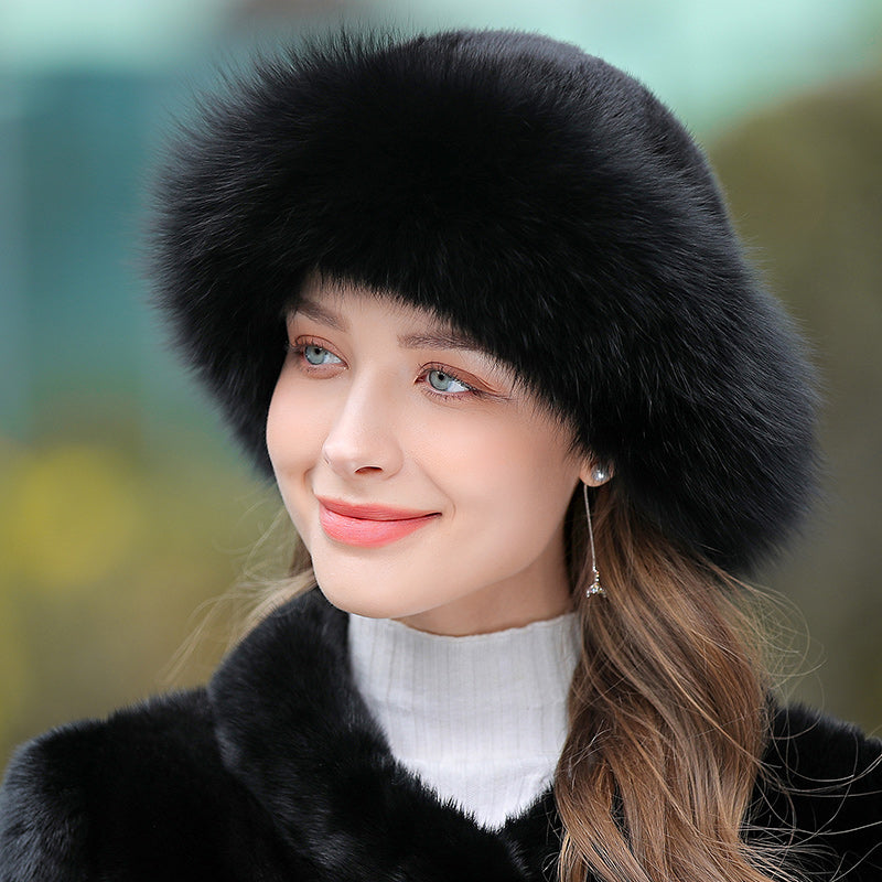 Women's Winter Warm Fur Outdoor Hat
