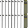 32 Pack Tent Stakes 16in Heavy Duty Tent Stakes with Storage Bag Forged Steel Tent Pegs for Camping(32 Pack 16in Tent Stakes)