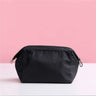Solid Color Women's Zipper Cosmetic Bag Organizer