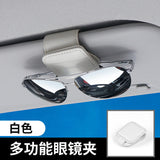 Car Sunglasses Clip Holder for Visor Storage (New)