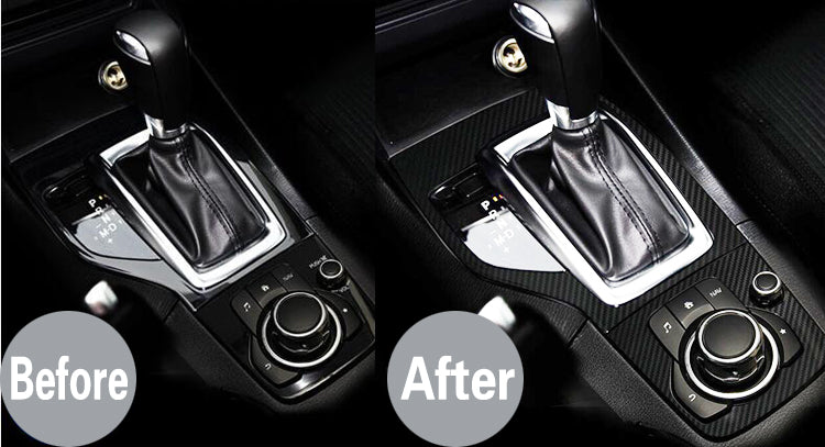 Car Gear Panel Decorative Stickers for Mazda 3 Axela