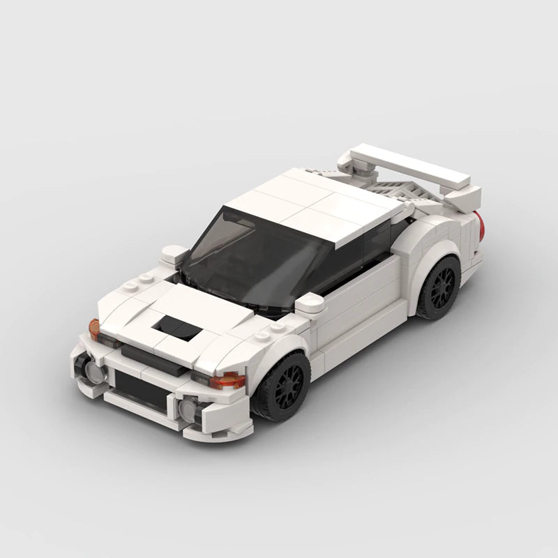 8-Compartment Building Block Car Set