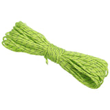 PATIKIL 65 Feet Reflective Guyline Camping Paracord 3mm Tent Cord Guyline Rope Nylon Paracord Rope for Camping Tent Tarp Hiking Fluorescent Green (20M)
