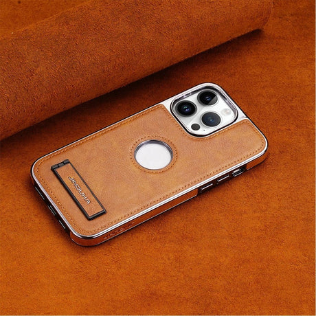 Premium Leather Stand Phone Case