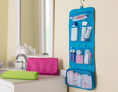Travel Makeup Bag and Toiletry Organizer