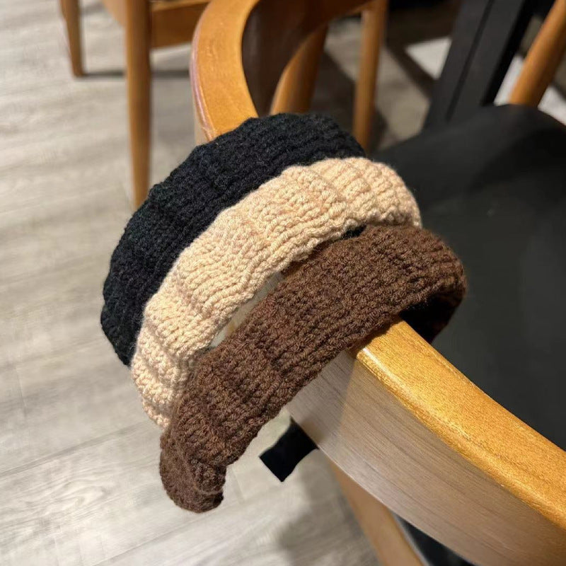 Retro Woolen Headbands and Hair Accessories for Women