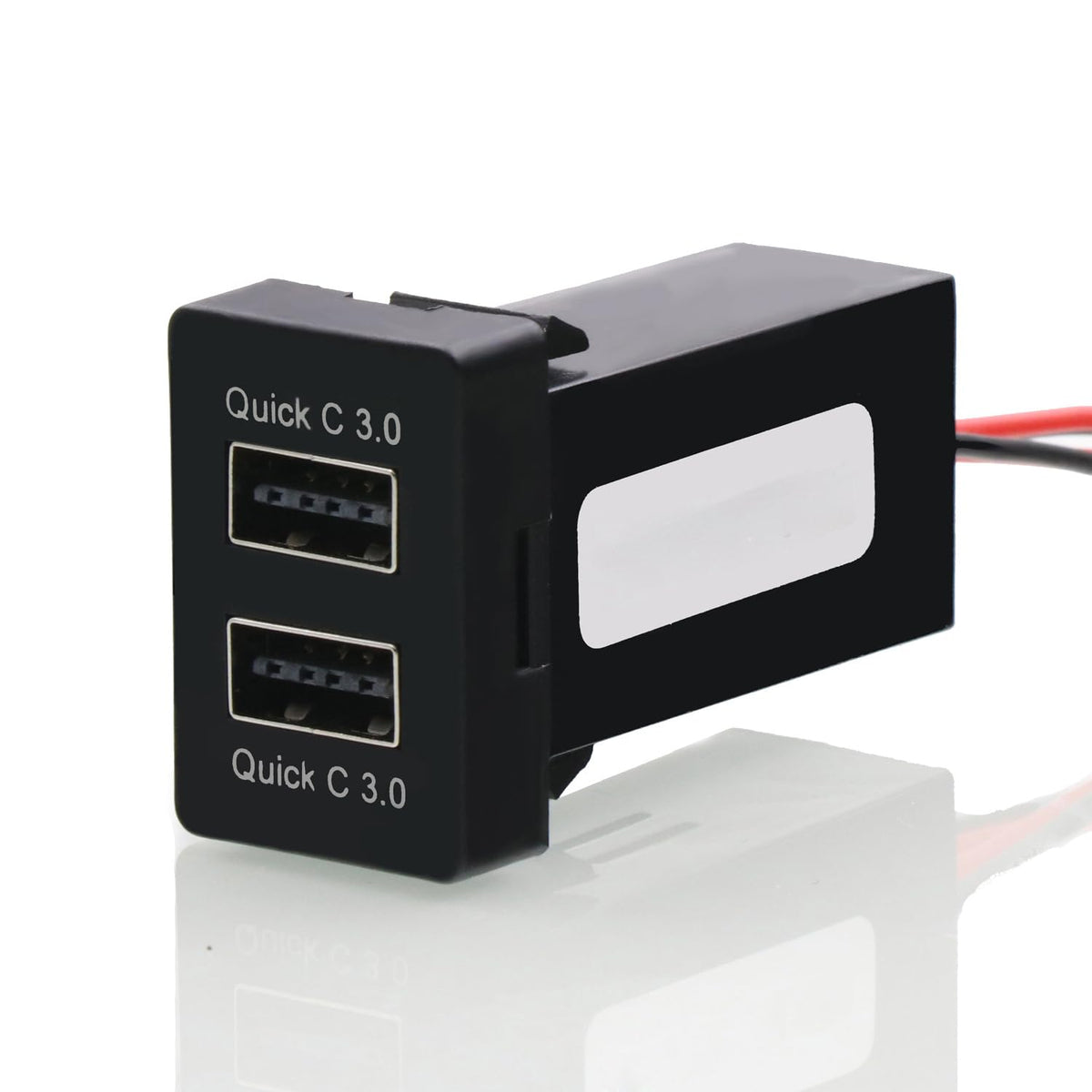 QC3.0 Dual USB Power Socket Quick Charge Car Charger USB Adapter for Smart Phone PDA iPad iPhone Android GPS Use for Toyota