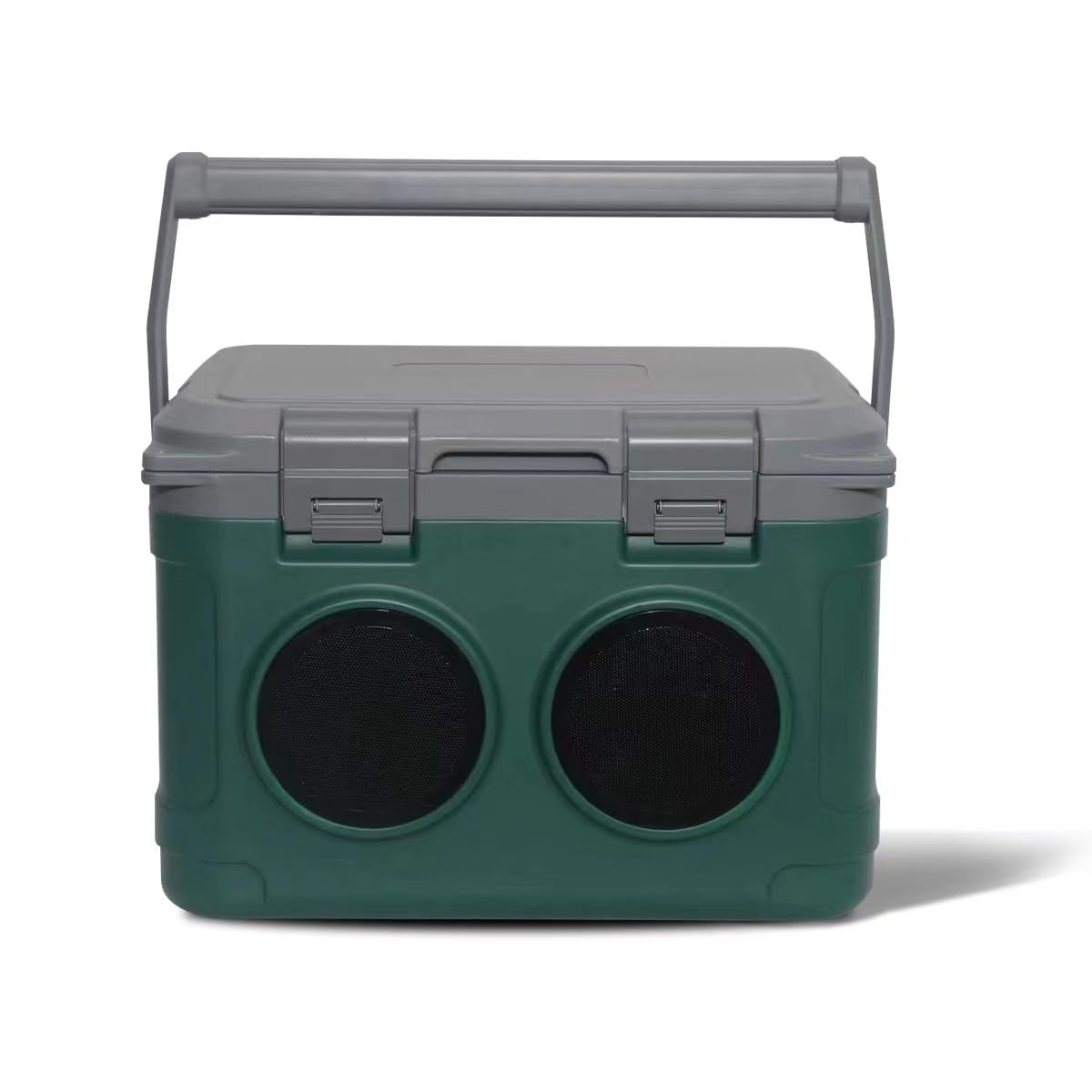GETUHAND Camp Cooler with Bluetooth Speaker 22 Quart，48 Hours Ice Retention Portable Handle Outdoor Camping Cooler for BBQs Beach Hiking Dark Green