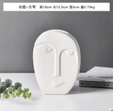 Modern Nordic Face Vase - Creative Ceramic Home Decor