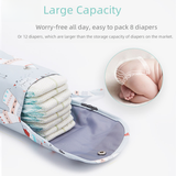 Baby Diaper Storage Bag for Travel and Convenience