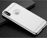 3-Section Electroplated PC Case for iPhones