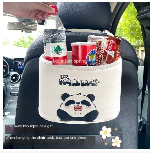 Car Backseat Organizer and Trash Bin Holder