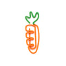 Cute Cartoon Carrot Paper Clip - Creative Stationery