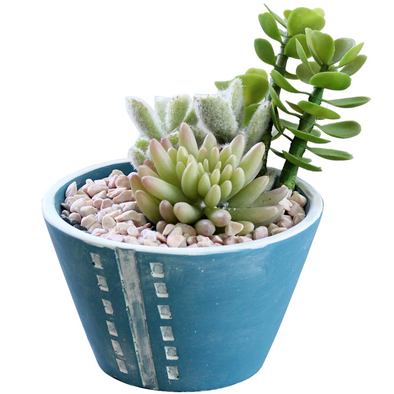 Handmade Cement Planter for Succulents and Greenery