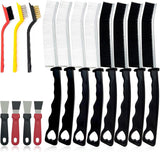 15-Piece Set Crevice Cleaning Brush Skinny Gap Cleaning Tools for Household Use Multifunctional Hard Bristle Gap Cleaning Brush Grout Cleaner Brush Toilet Brush Scrub Brush for Shower Tile