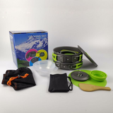 Portable Aluminum Camping Kettle Cooking Set