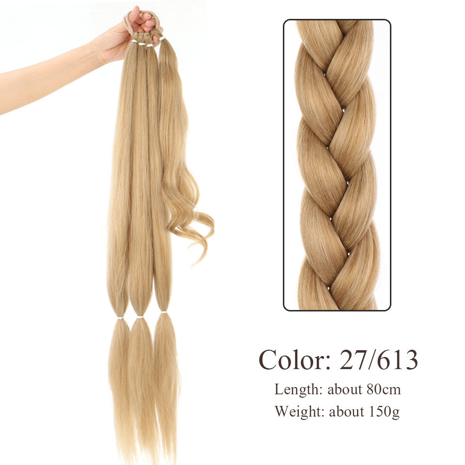 European Beauty Long Hair Winding Wig Horsetail
