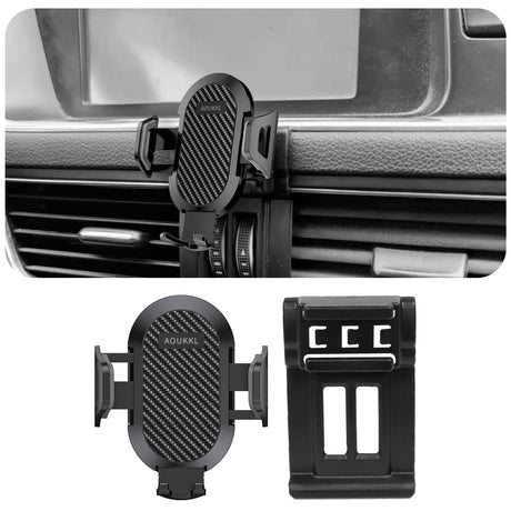 AOUKKL Car Phone Holder Fits for Audi Q5 SQ5 2010-2017 AccessoriesThick Cases FriendlyCell Phone Mount for 4.7-7 in Phones360 Degree RotationEasy to Install