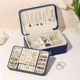 Multilayer Jewelry Organizer Case for Travel and Display