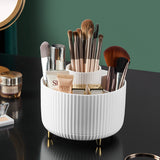 Rotating Makeup Brush Storage Tube for Dressing Table