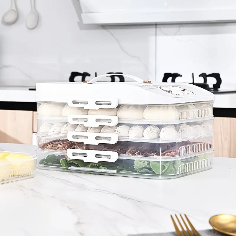 Dumpling Storage Box for Home and Restaurant Kitchens