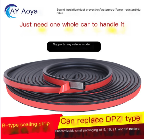 Automotive Type B Sealing Strips for Doors and Upgrades