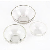 High Transparency Glass Bowls Set for Beauty Salon Tools
