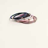 Korean Style Hair Accessories with Gold Bead Hair Ties