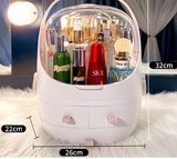 Portable Makeup Organizer Box for Desktop Storage
