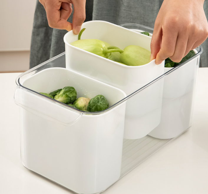Japanese Refrigerator Storage Box for Fruits & Vegetables